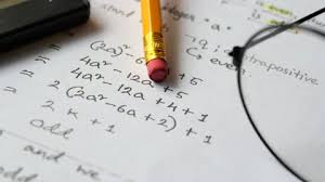 Hand Writing Algebra Equations On A