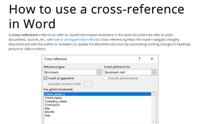 Cross Reference To An Equation In Word