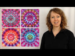 4 Ways To Dye Kaleidoscope Mandalas