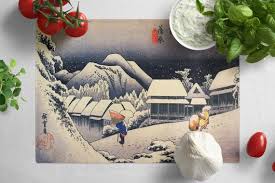 Hiroshige Deep Snow At Kambara Tempered