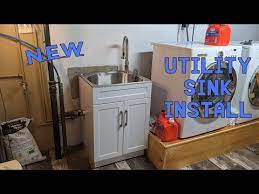 New Utility Sink Install From Start To