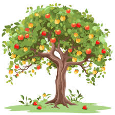 Fruit Trees Vector Png Vector Psd