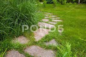 Neutral Stone Path Paved