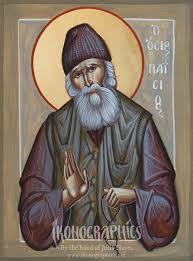 Painting St Paisios Garments