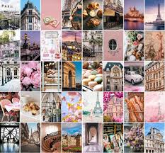 Paris Collage Kit Pink Aesthetic Photo
