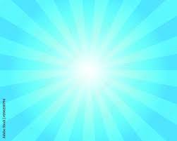 blue sun rays sunbeam background vector