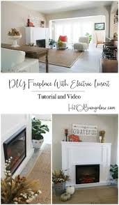 Diy Fireplace With Electric Insert