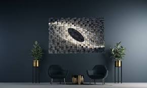 Sound Diffuser Panel Modern Wall Art