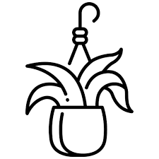Hanging Pot Maxicons Outline Icon