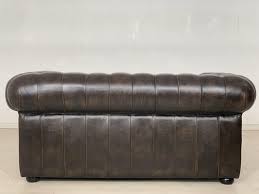 Chesterfield Sofa In Leather For