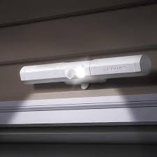 mr beams motion sensing battery powered led white security light