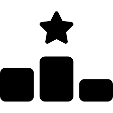 Font Awesome Ranking Star Icon Font