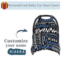 Custom Baby Car Seat Cover With Name