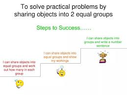 Sharing Objects Into 2 Equal Groups