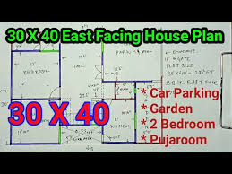 30 X 40 East Facing Home Plan Vastu
