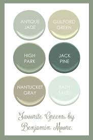 Paint Colors Benjamin Moore Green