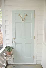 Whipped Mint Door Sunroom Makeover