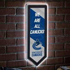 Vancouver Canucks Led Wall Pennant