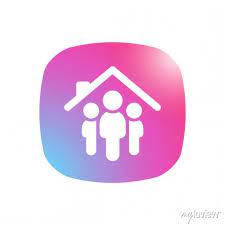 Family Mobile App Icon Wall