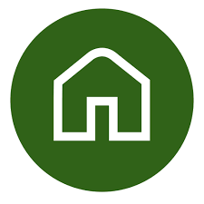 Outlined House Round Icon Png Svg