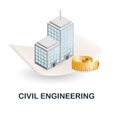 Civil Engineering Icon 3d Ilration