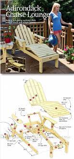 Adirondack Lounge Chairs Plan Home