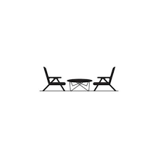 Chair And Table Logo Template Vector