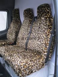 Vw Lt35 Van Seat Covers Leopard Faux