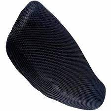 Black Leather Two Wheeler Seat Cover