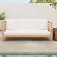 Natural Wood Outdoor Daybed West Elm
