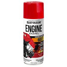 Rust Oleum 363569 6pk Engine Enamel Spray Paint 11 Oz Gloss Red 6 Pack