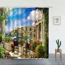 Seats With A View Garden Shower Curtain