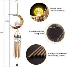 Itopfox 42 In Solar Wind Chimes