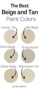 Best Beige And Tan Paint Colors Love