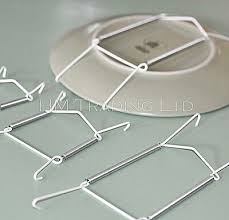 Wire Plate Hangers White Wall Hanging