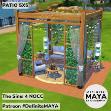 Patio 5x5 Definitemaya Sims House