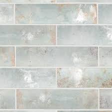 Merola Tile Biarritz Green 3 X 12 Ceramic Wall Tile