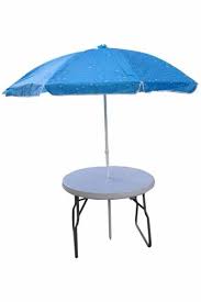 Cantilever Round Table With Umbrella