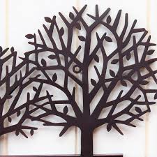 Large Rustic Tree Metal Wall Art 83cm