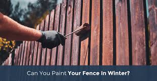 Can You Paint Your Fence In Winter