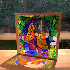 Diy Glass Painting Art Class Virgin