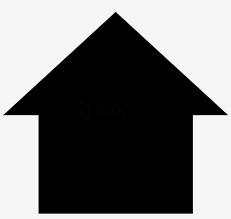 Black Home Icon Symbol Arrow White