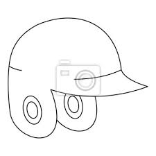 Helmet For Baseball Or Softball Icon