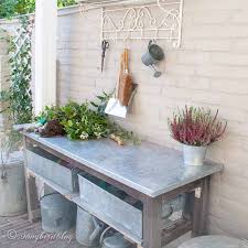 Upcycled Diy Potting Bench From An Old