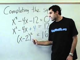 Algebra Completing The Square