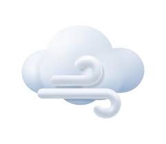 Weather Condition Icon Blowing Strong Wind
