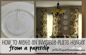 Hanging Plates On The Wall With Diy