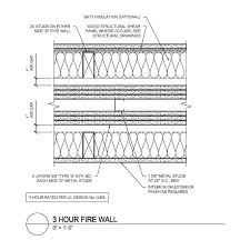 3 Hour Fire Wall Assembly Woodworks