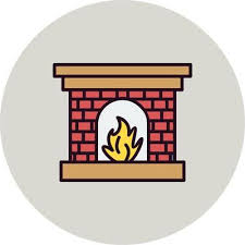 Fireplace Vector Icon 19620828 Vector