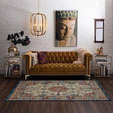 Mohawk Home Fitzgerald 5 Ft X 7 Ft Oyster Abstract Area Rug